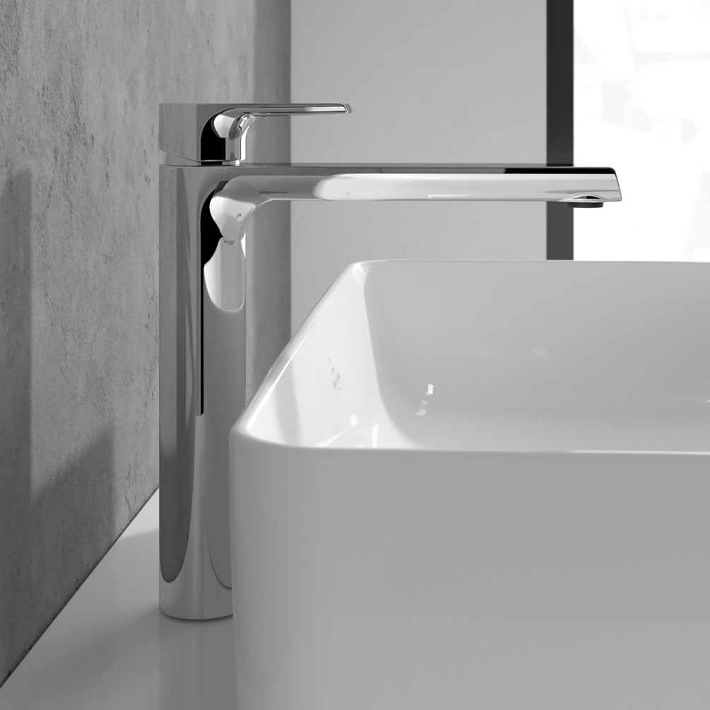 Lifestyle image of Villeroy & Boch Liberty Chrome Extended Basin Tap